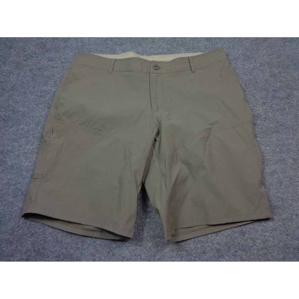 KUHL Renegade Shorts Men 40 Khaki Tan Hiking Technical Stretch 10" Outdoors